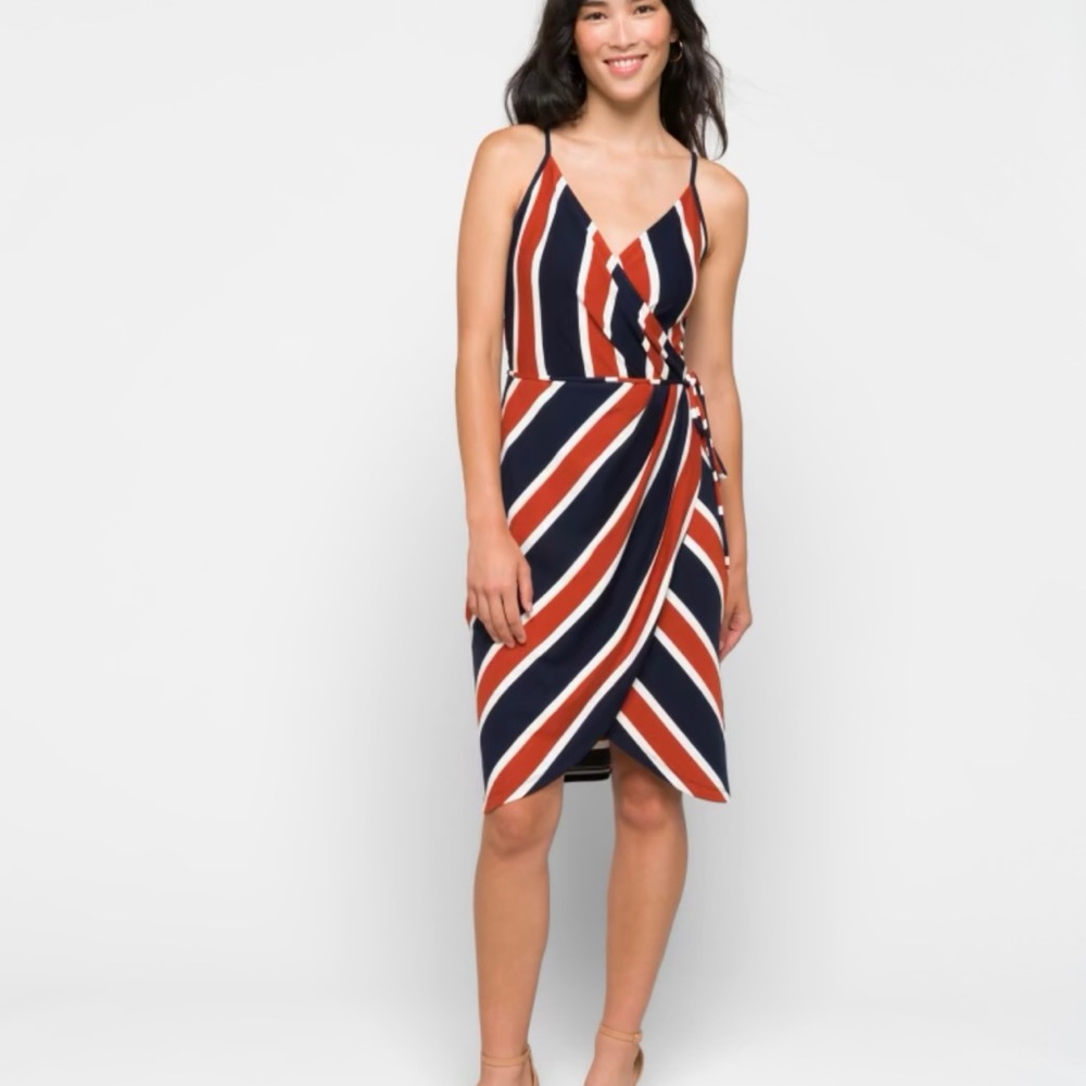 41 Hawthorn Annora Faux Wrap Knit Dress. NWT.